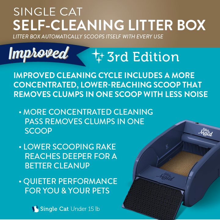 Littermaid self cleaning store cat litter box